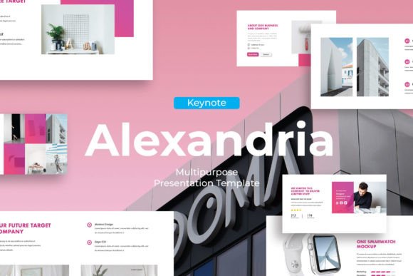Alexandria: A Keynote Template for Modern Storytelling