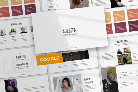 Bucheen Google Slide: A Modern Template for Dynamic Presentations