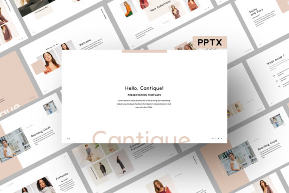 Cantique Brand PowerPoint: A Designer's Template Toolkit