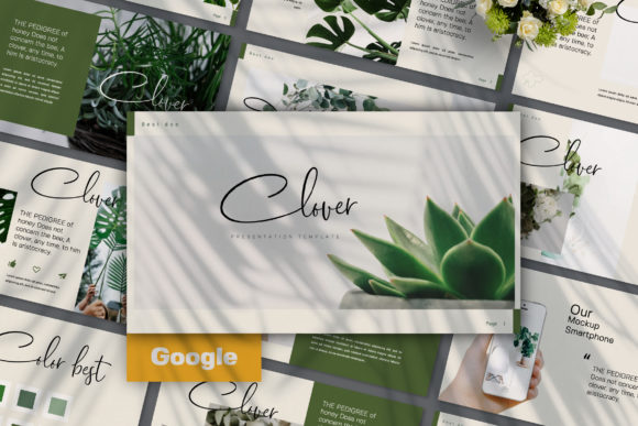 Clover Creative Google Slide: Modern Design, Effortless Impact