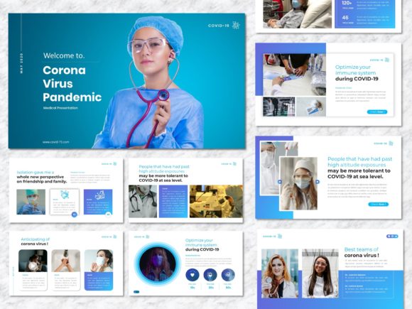 Corona Virus - Medical PowerPoint: A Design Asset for Clear Communication