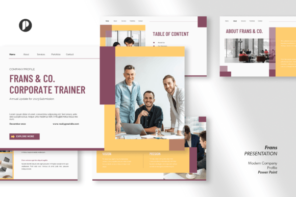 Elevate Your Brand with a Modern Company Profile Presentation