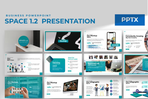 Elevate Your Pitch: The Space Business Powerpoint Template