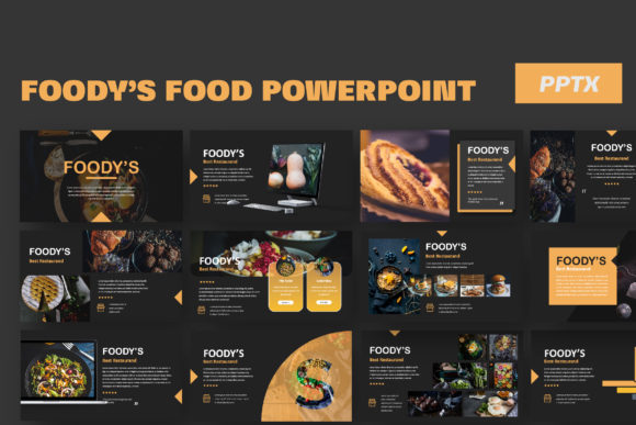 Foody Creative Powerpoint: A Modern Template for Visual Storytelling