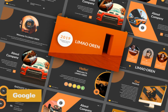 Limaou Oren: A Modern Creative Google Slide Template