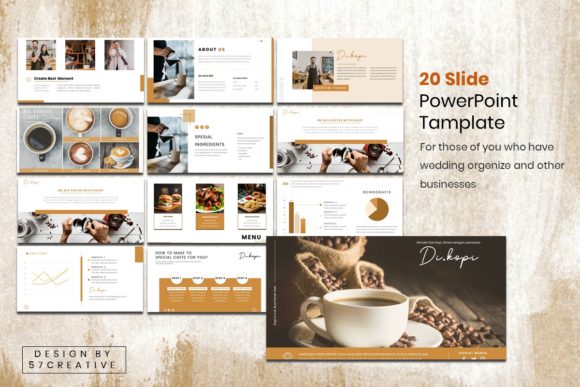 Master Your Menu: The Coffee Shop Presentation Template
