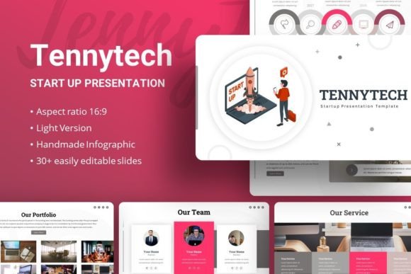 Maximize Your Impact with the Tennytech Startup Presentation Template