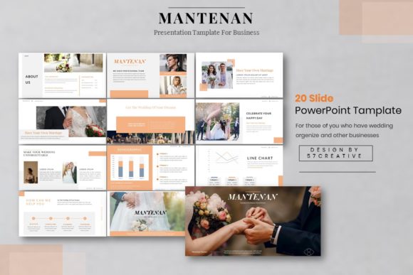 Modern Elegance for Your Brand: The Wedding Planner Template